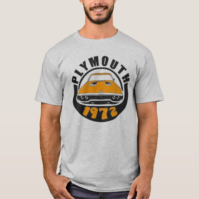 T-shirt Mopar - 1972 Plymouth Roadrunner Butterscotch (Devant)