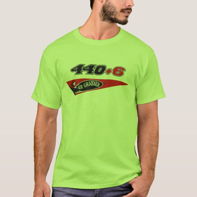 T-shirt Mopar - 440+6 + Air Grabber (Devant)