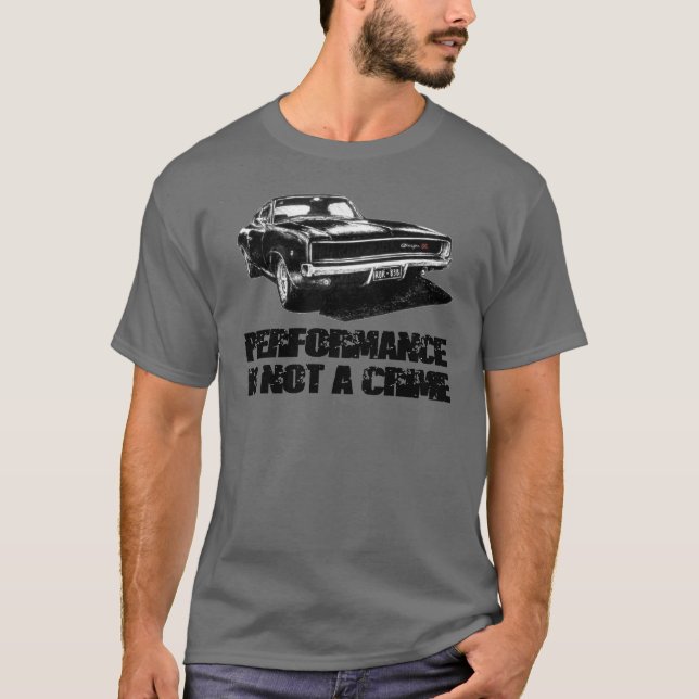 T-shirt Mopar - Dodge Charger - Le rendement n'est pas un  (Devant)
