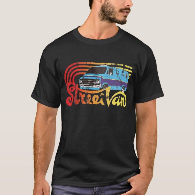 T-shirt Mopar - Dodge Street Van (Devant)