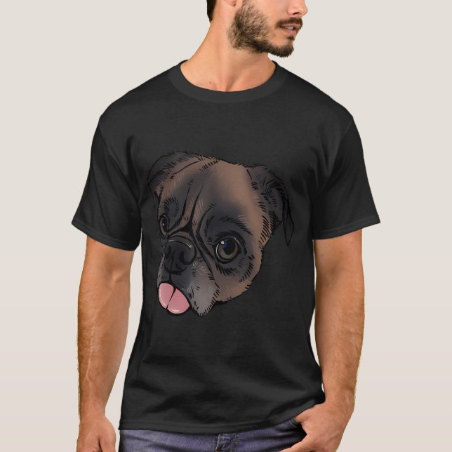 T-shirt Mops Dog (Devant)