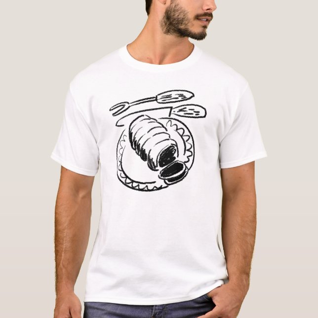 T-shirt Morceau de boeuf rôti de boucher (Devant)