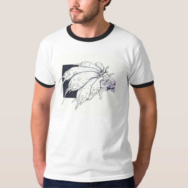 T-shirt morceau de crâne2 (Devant)