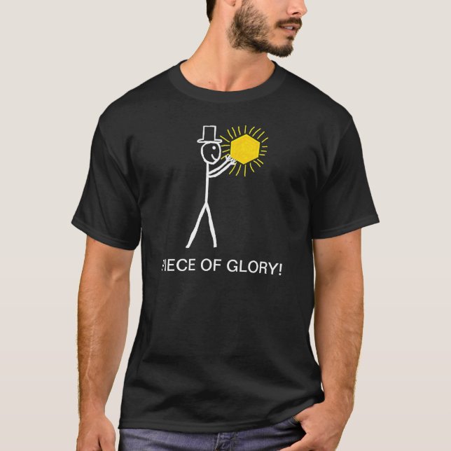 T-shirt Morceau de gloire plus foncé (Devant)