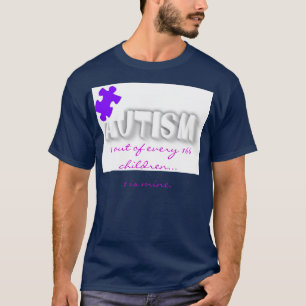 T-shirt Morceau de puzzle d'autisme pour le manuscrit de