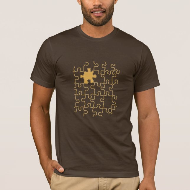 T-shirt Morceau isolé (Devant)