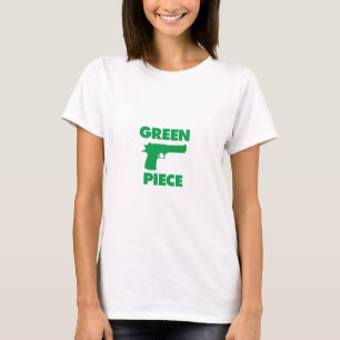 T-shirt Morceau vert