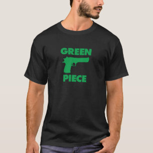 T-shirt Morceau vert