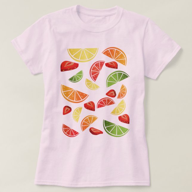 T-shirt Morceaux de fruits (Design devant)