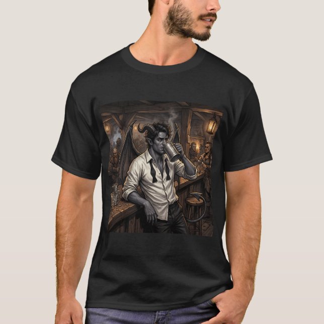 T-shirt Mordecai le responsable du service (Devant)