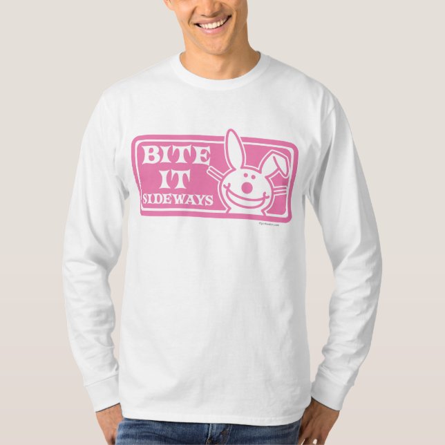 T-shirt Mordez-le en longueur (Devant)