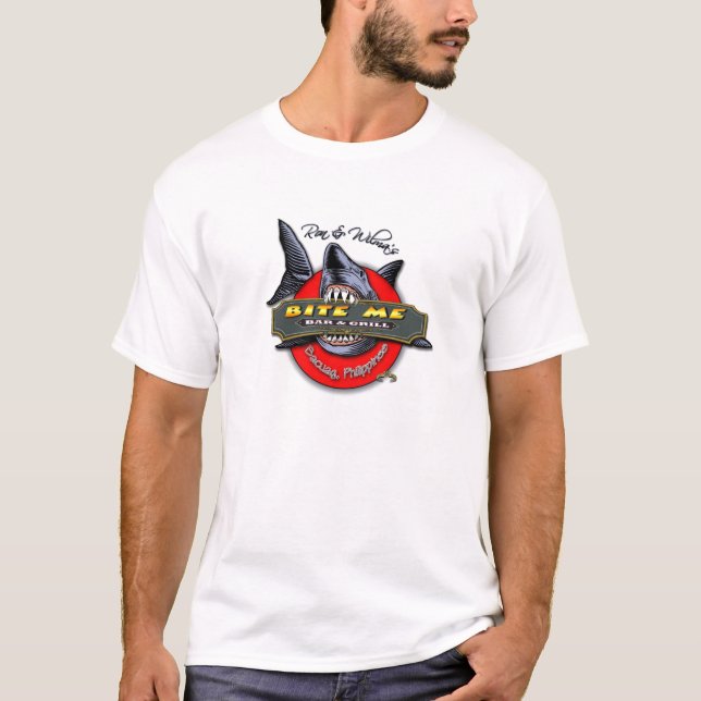 T-SHIRT MORDEZ-MOI BARRE ET GRIL (Devant)
