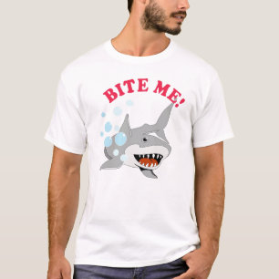 T-shirt Mordez-moi le requin A