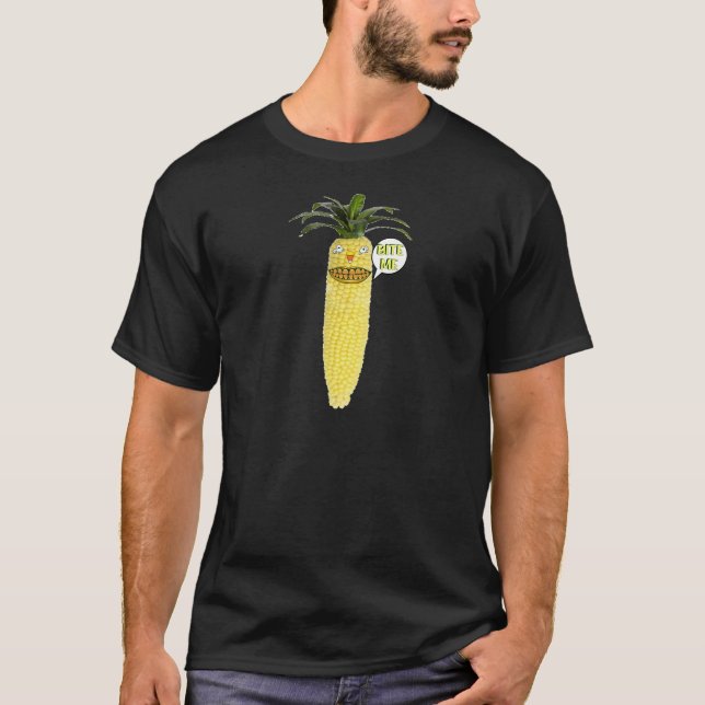 T-shirt Mords Moi Maïs sur l'Épi (Devant)