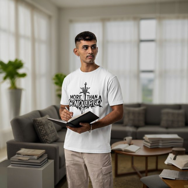 T-shirt More Than A Conquerer  (Créateur téléchargé)