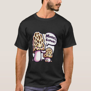 T-shirt Morel Chasseur de champignons Funny Pun Mycologie