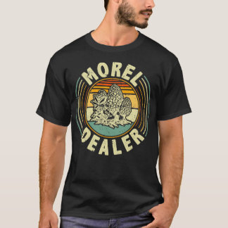 T-shirt Morel Dealer Retro Morel Chasse aux champignons Re