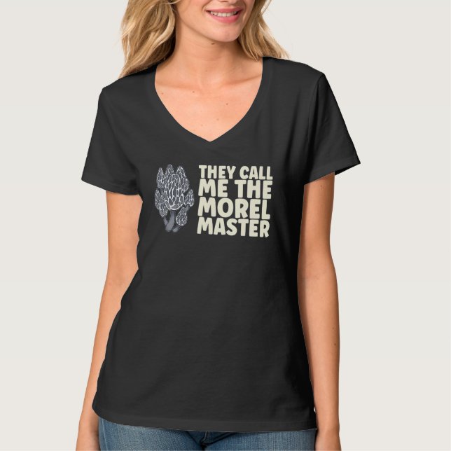 T-shirt Morel Master Champignons Mycologie (Devant)