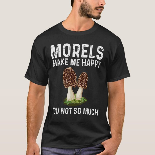 T-shirt Morel Mushroom For Men Women Mushroom Hunters 1 (Devant)