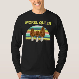 T-shirt Morel Pour Femmes Maman Morel Champignons Chasseur