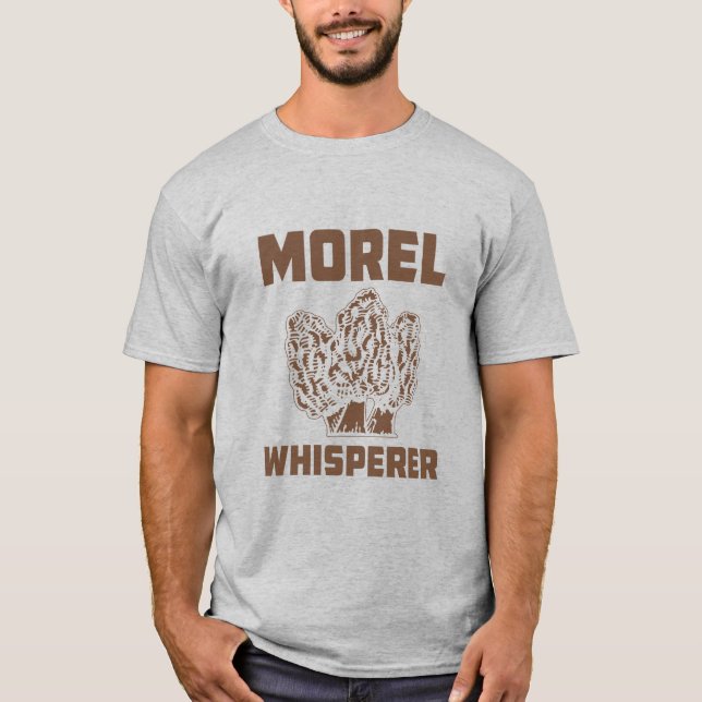 T-shirt Morel Whisperer avec Morels (Devant)