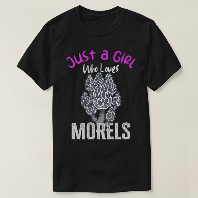 T-shirt Morels Champignons de champignons de champignons d (Design devant)