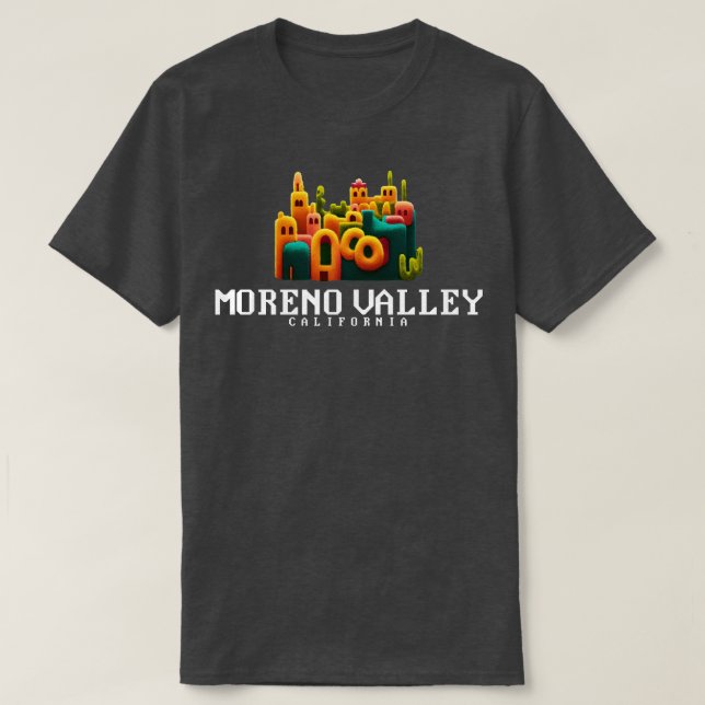 T-shirt Moreno Valley Californie (Design devant)