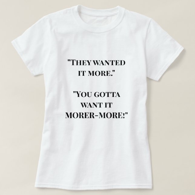 T-shirt MORER-MORE (Design devant)