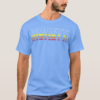 T-shirt Moretti Prénom Drôle Vintage Sunset Moretti fr
