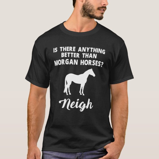 T-shirt Morgan Horse Vêtements Chevaux mignons (Devant)