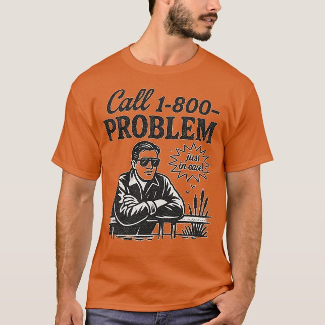 T-shirt Morgan Wallen 1-800-PROBLÈME (Devant)