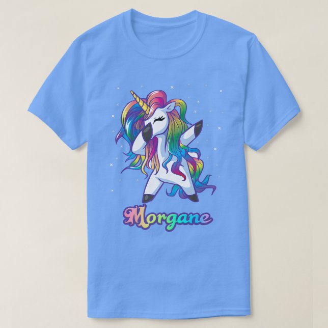 T-shirt MORGANE Unicorn Cadeaux Pour Filles Cadeaux Annive (Design devant)