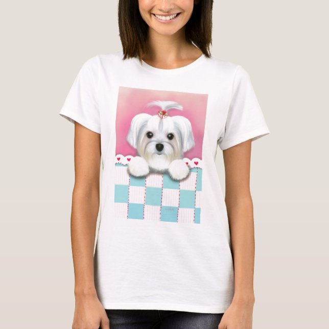 T-SHIRT MORKIE SHELLY (Devant)
