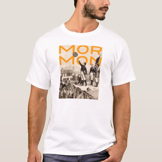 T-shirt mormon de cafétéria d'histoire (Devant)