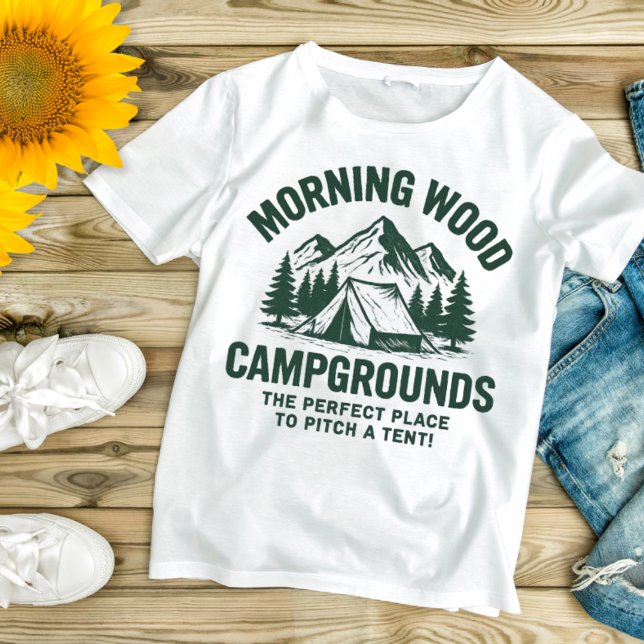 T-shirt Morning Wood Campgrounds (Créateur téléchargé)