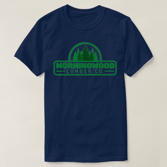 T-shirt Morning Wood Lumber Company Matin Wood  (Design devant)