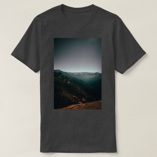 T-shirt Moro Rock au Parc national de Sequoia (Design devant)