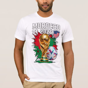 T-shirt Morocco 2026 Soccer Dreams – Moroccan Football Fan
