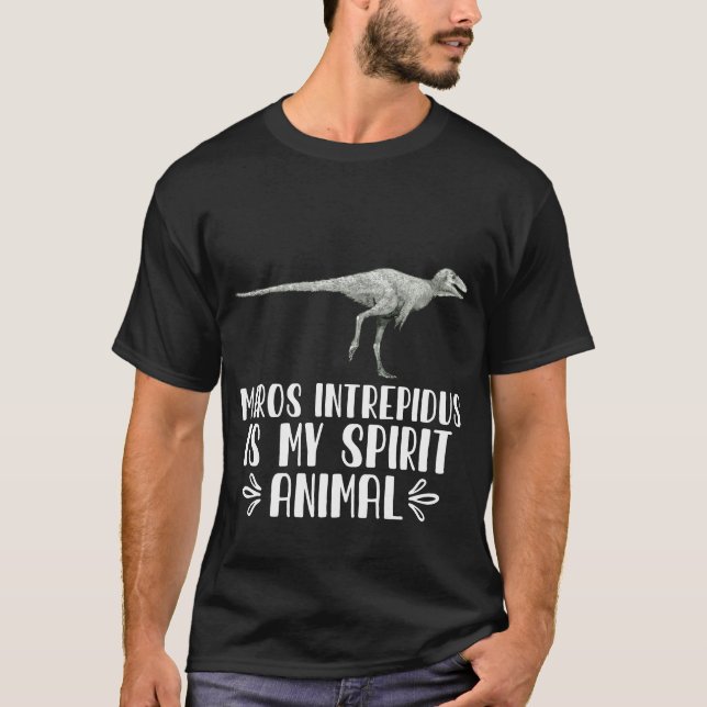 T-shirt Moros Intrepidus est Mon Esprit Animal (Devant)