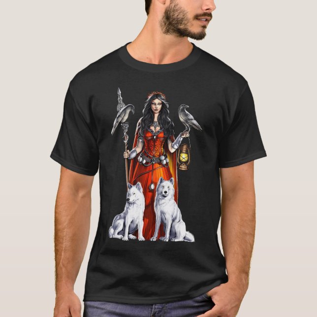 T-shirt Morrigan déesse celtique (Devant)