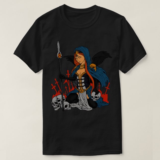 T-shirt Morrigan, déesse celtique (Design devant)