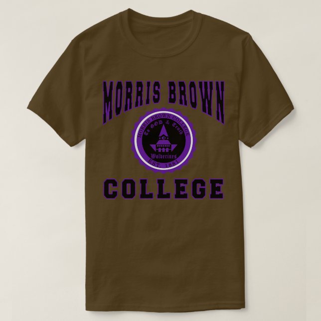 T-shirt Morris Brown 1881 College Apparel 4 (Design devant)