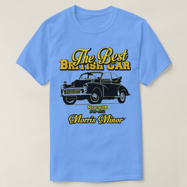 T-shirt Morris Minor, le meilleur britannique (Design devant)