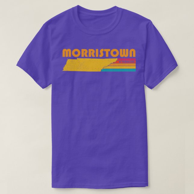 T-shirt Morristown Tennessee Souvenir Vintage déshabillé (Design devant)