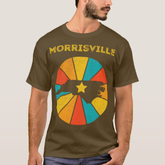T-shirt Morrisville Caroline du Nord Vintage Souveni en dé