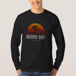 T-shirt Morro Bay California Retro Surfer Plage Vintage