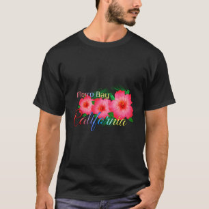 T-shirt Morro Bay California Tropical Flowers Family Vacat