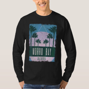 T-shirt Morro Bay Californie CA Vintage Vaporwave Rétro 80