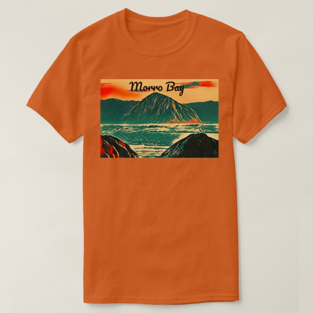 T-shirt Morro Bay, Californie, Comté de San Louis Obispo (Design devant)