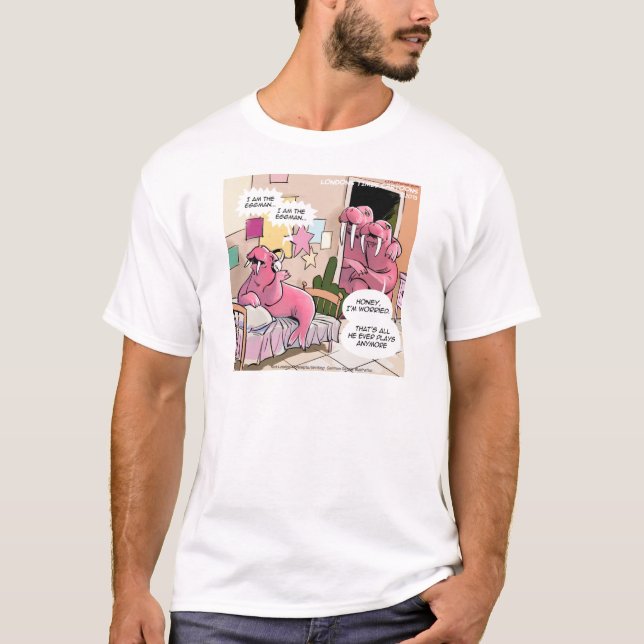T-shirt Morse chantant Parents inquiets Drôle (Devant)